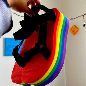 Teva Tegan and Sara Rainbow Platforms Limited Edition